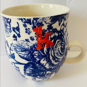 Anthropology “K” coffe/tea mug